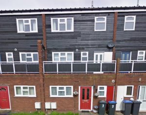 Front of building